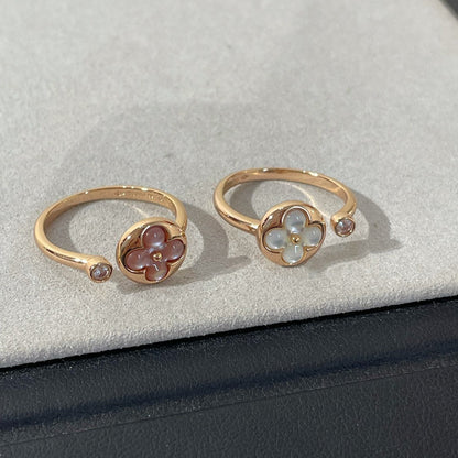 [Riva Jewelry]SUN 1 DIAMOND PINK MOP RING