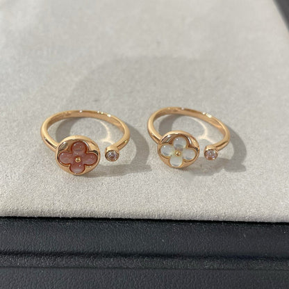 [Riva Jewelry]SUN 1 DIAMOND PINK MOP RING