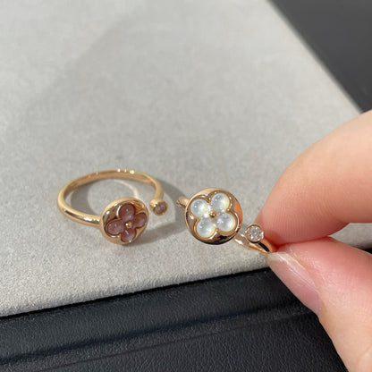[Riva Jewelry]SUN 1 DIAMOND PINK MOP RING