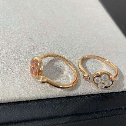 [Riva Jewelry]SUN 1 DIAMOND PINK MOP RING