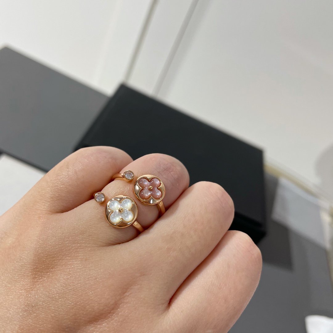 [Riva Jewelry]SUN 1 DIAMOND PINK MOP RING