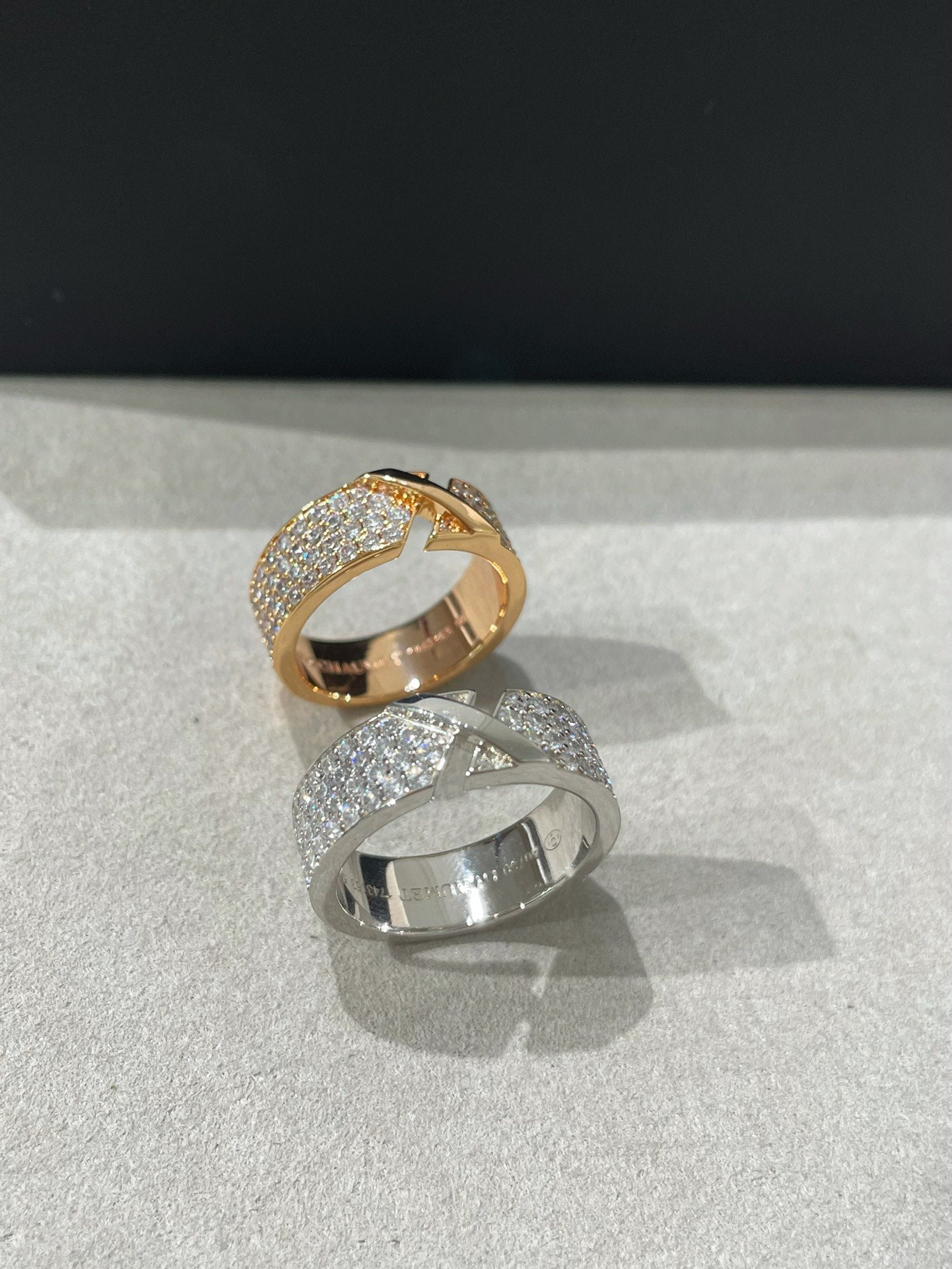 [Riva Jewelry]LIENS EVIDENCE  DIAMOND PAVED RING