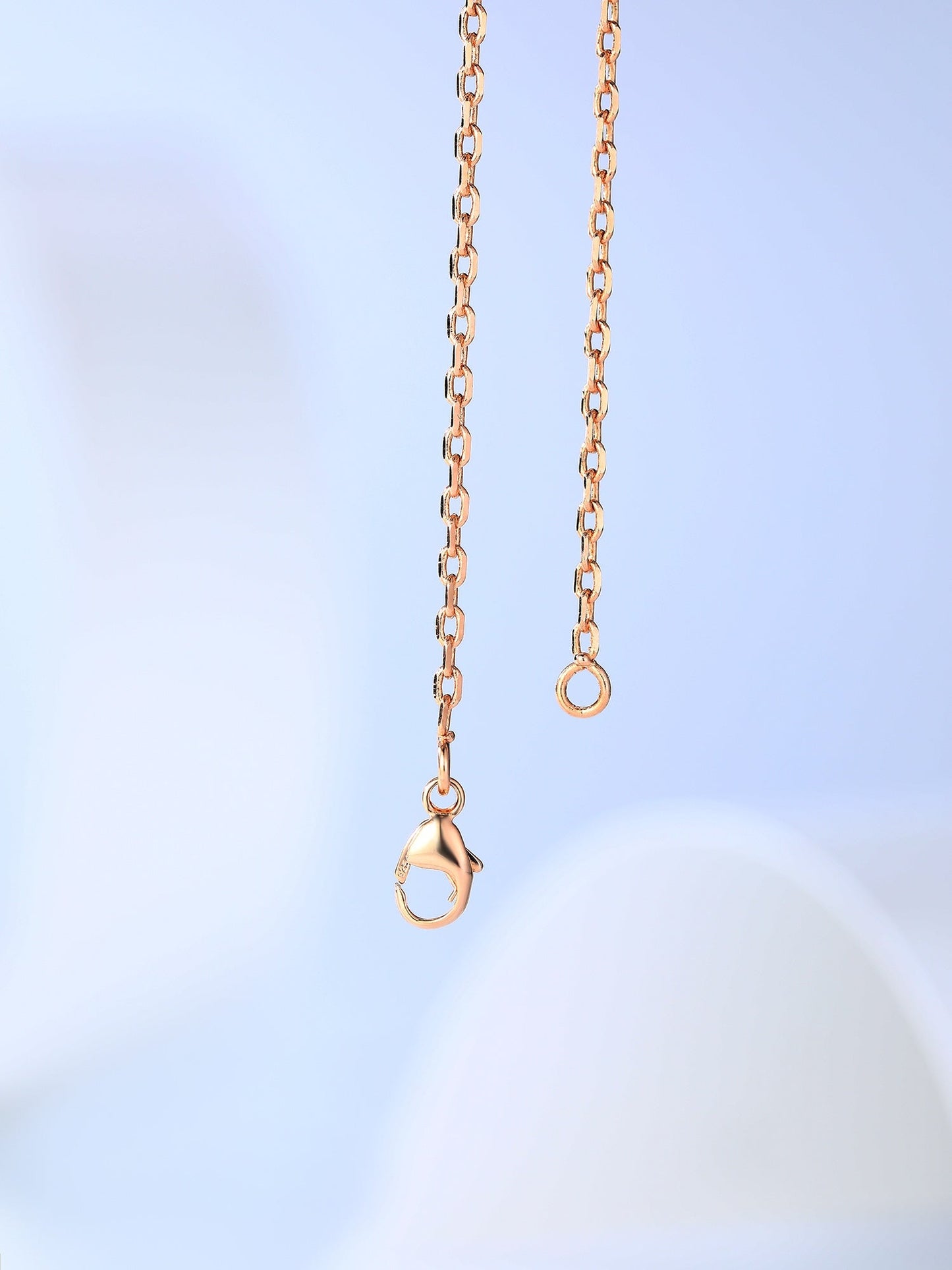 [Riva Jewelry]H CAGE ROSE GOLD NECKLACE