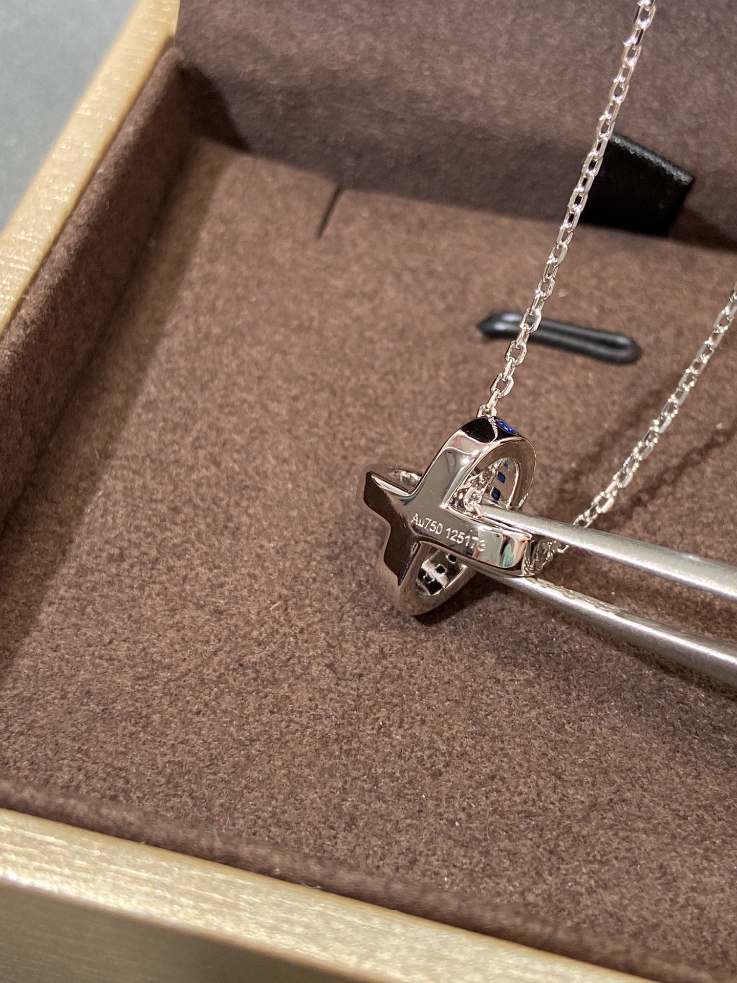 [Riva Jewelry]LIENS DIAMOND SILVER NECKLACE