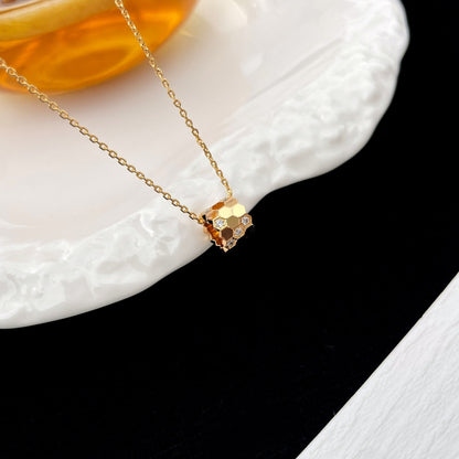 [Riva Jewelry]BEE MINI PEDANT DIAMOND NECKLACE