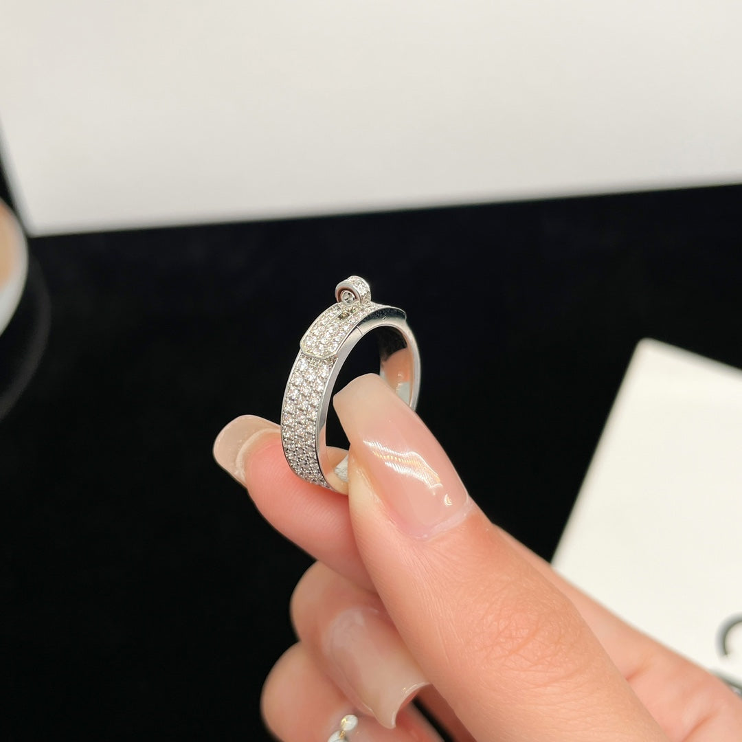 [Riva Jewelry]KELLY SILVER DIAMOND RING