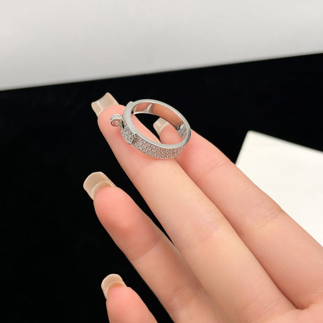 [Riva Jewelry]KELLY SILVER DIAMOND RING