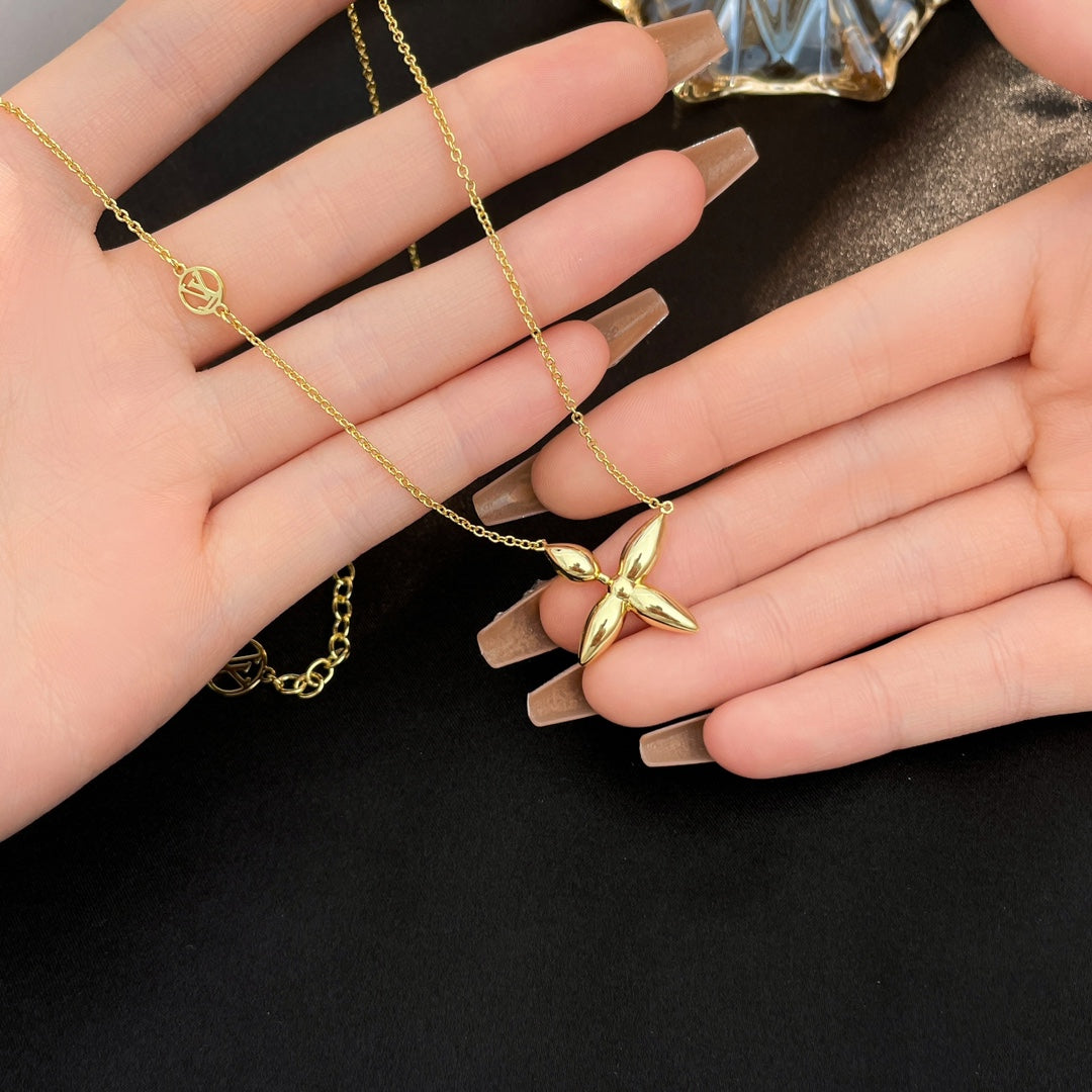[Riva Jewelry]LOUISETTE GOLD NECKLACE