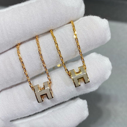 [Riva Jewelry]MINI POP H NECKLACE