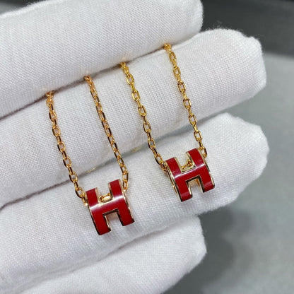 [Riva Jewelry]MINI POP H NECKLACE