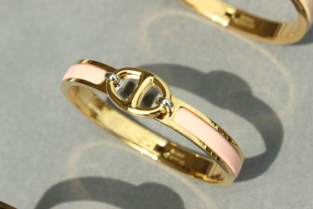[Riva Jewelry]CLIC CHAINE GOLD BRACELET