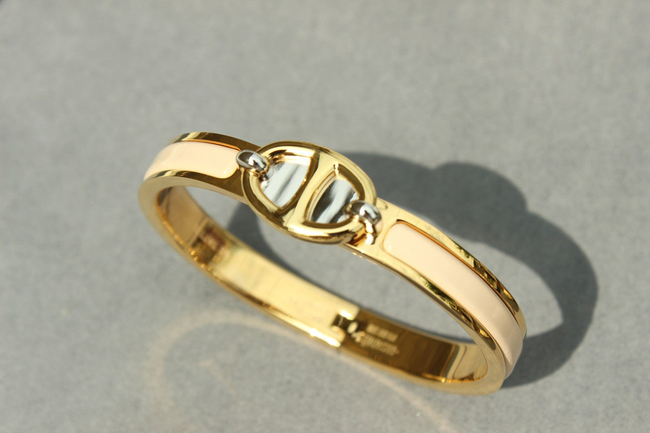 [Riva Jewelry]CLIC CHAINE GOLD BRACELET