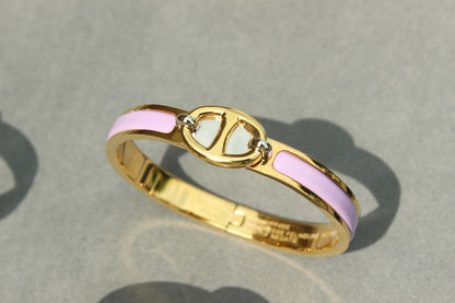 [Riva Jewelry]CLIC CHAINE GOLD BRACELET