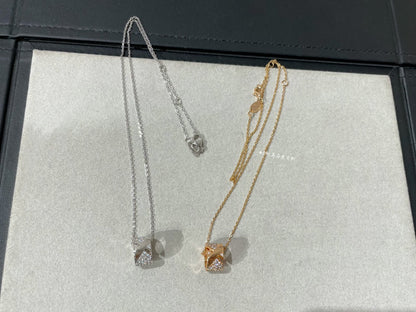 [Riva Jewelry]LIENS EVIDENCE DIAMOND PAVED NECKLACE