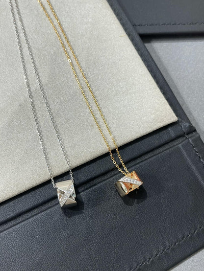 [Riva Jewelry]LIENS EVIDENCE DIAMOND NECKLACE