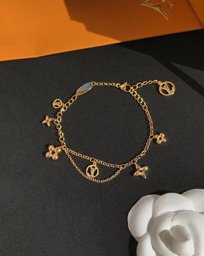 [Riva Jewelry]BLOOMING ROSE GOLD MOP BRACELET