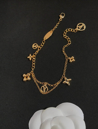 [Riva Jewelry]BLOOMING ROSE GOLD MOP BRACELET