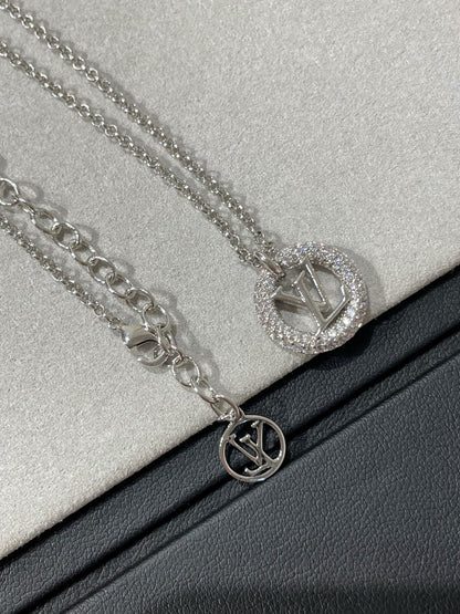 [Riva Jewelry]BY NIGHT DIAMOND PAVED NECKLACE