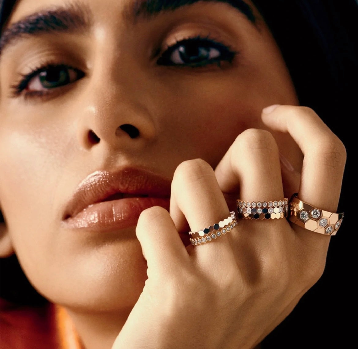 [Riva Jewelry]BEE LOVE DIAMOND LARGE RING