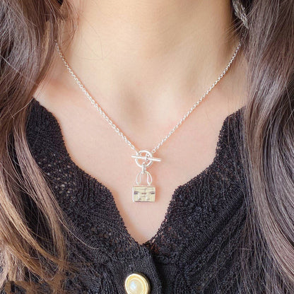 [Riva Jewelry]CONSTANCE PEDANT SILVER NECKLACE