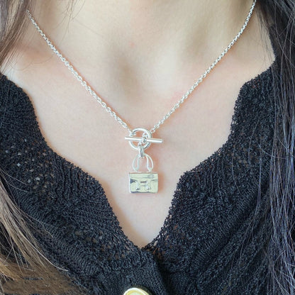 [Riva Jewelry]CONSTANCE PEDANT SILVER NECKLACE
