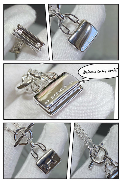 [Riva Jewelry]CONSTANCE PEDANT SILVER NECKLACE