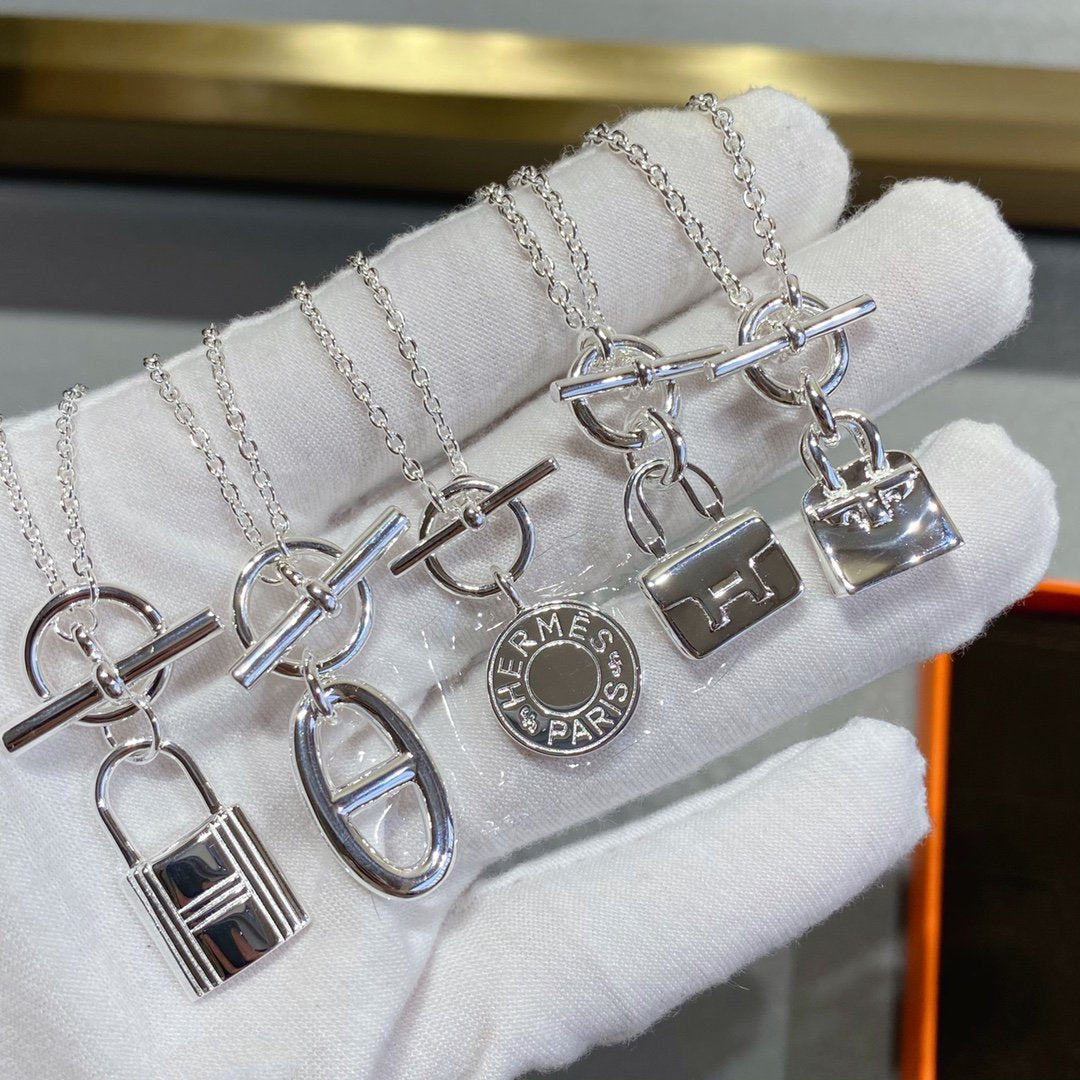 [Riva Jewelry]CONSTANCE PEDANT SILVER NECKLACE