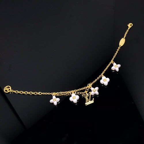 [Riva Jewelry]LOGO 6 MOTIF STAR AND SUN GOLD BRACELET