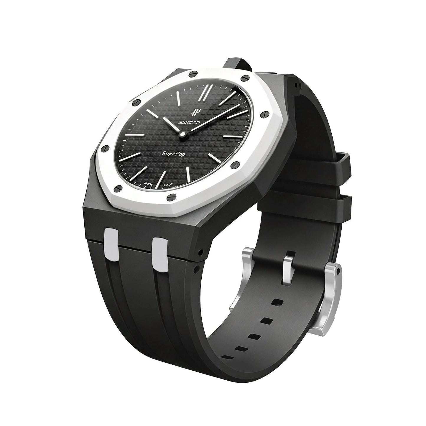 [Riva Jewelry]Royal Oak Pop Exclusive Bioceramic Case & Silicone Strap Mix Color