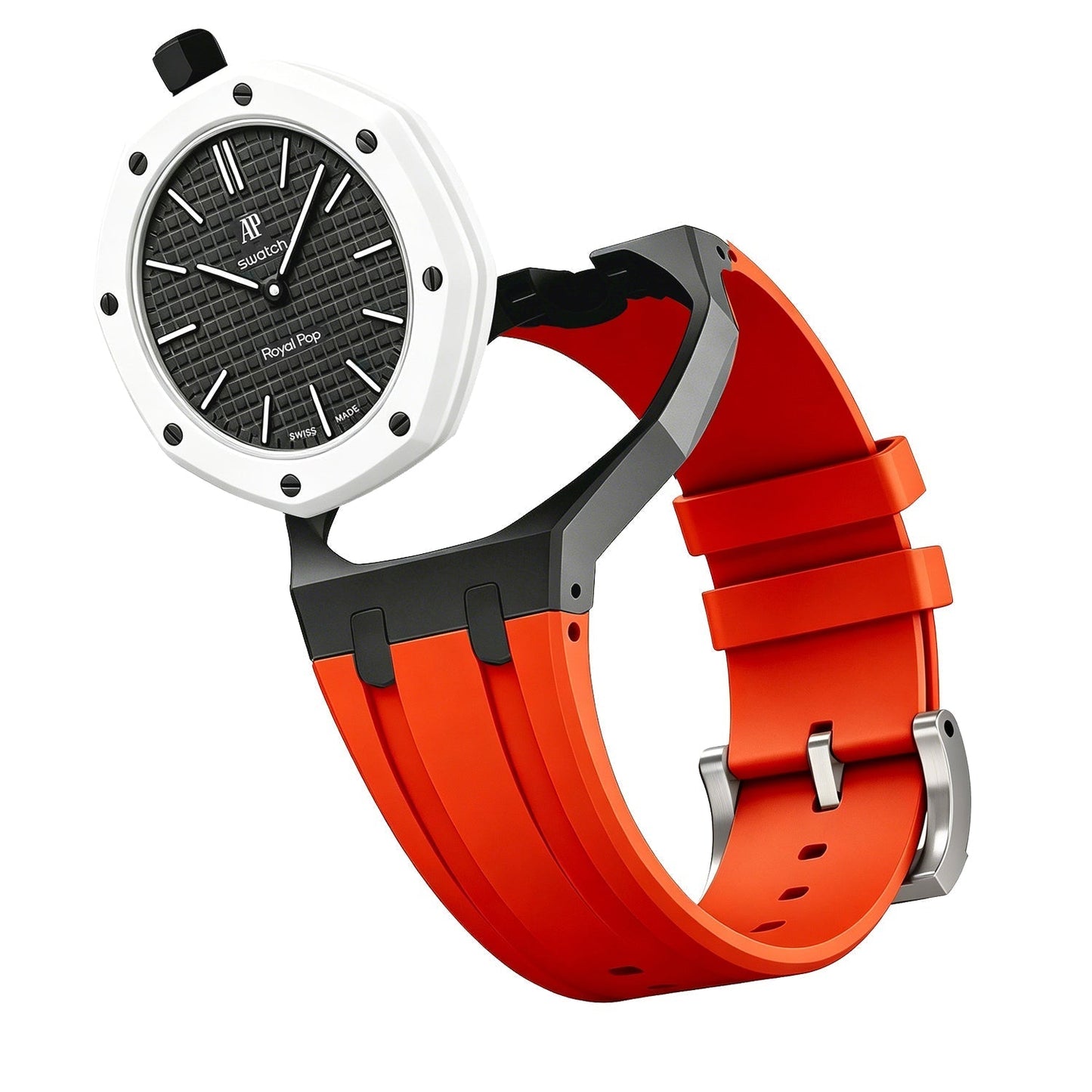 [Riva Jewelry]Royal Oak Pop Exclusive Bioceramic Case & Silicone Strap Mix Color