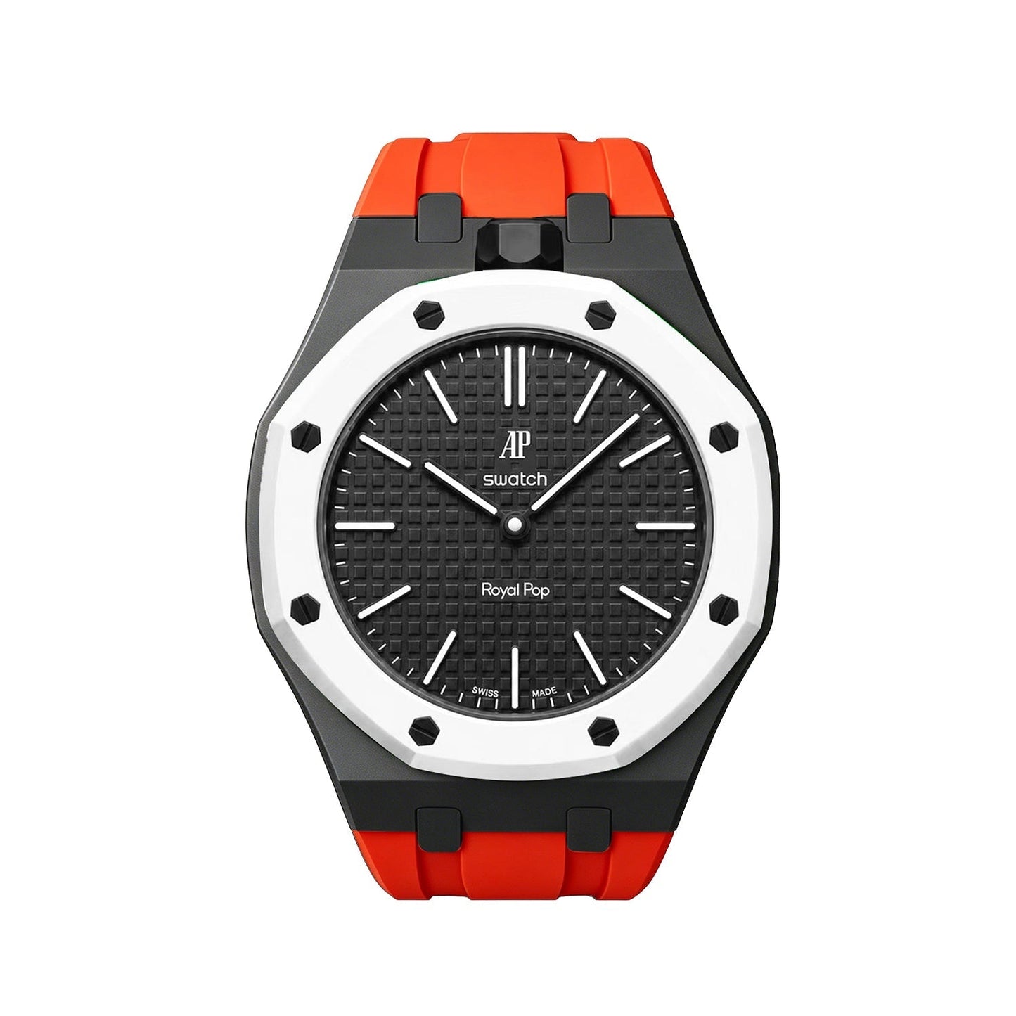[Riva Jewelry]Royal Oak Pop Exclusive Bioceramic Case & Silicone Strap Mix Color
