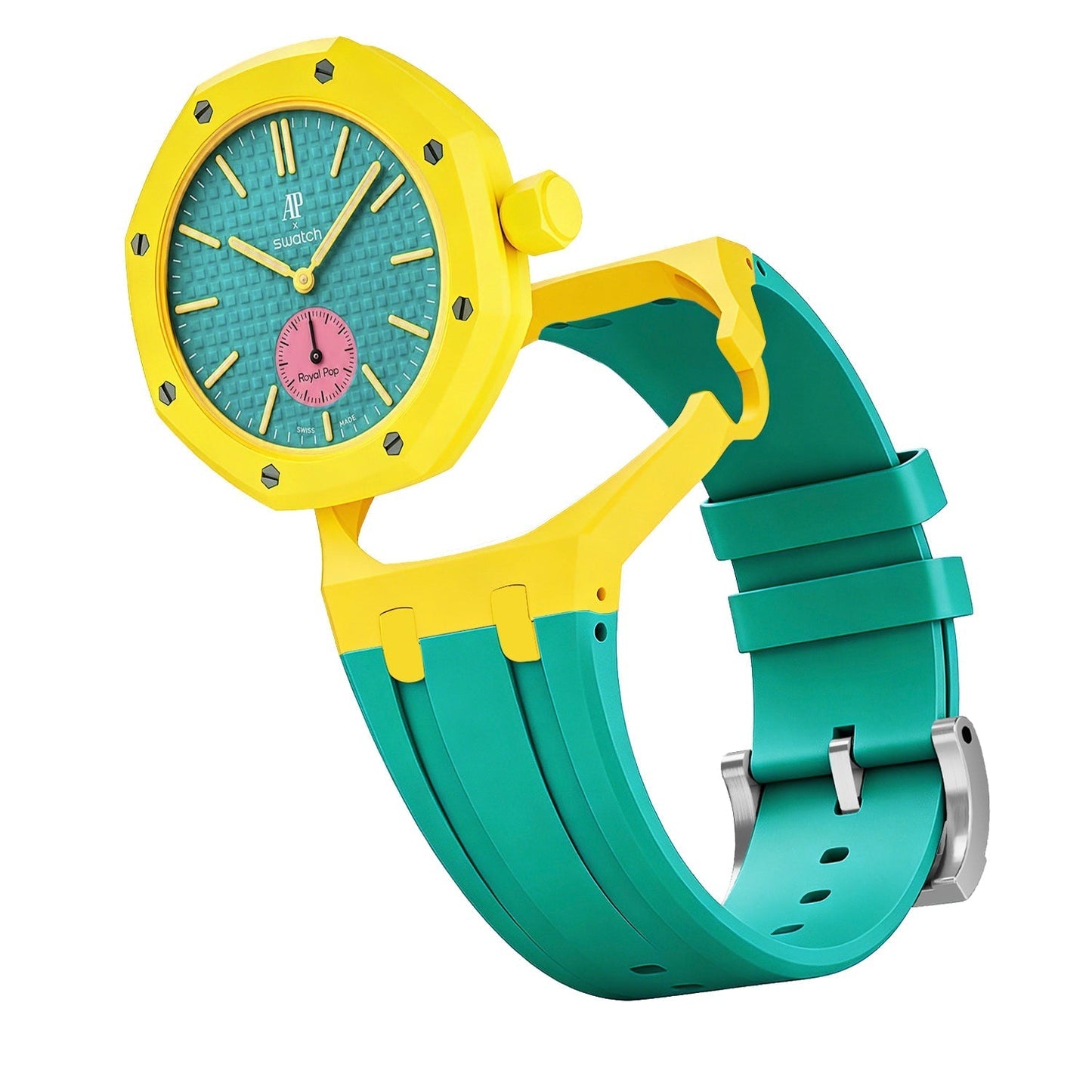 [Riva Jewelry]Royal Oak Pop Exclusive Bioceramic Case & Silicone Strap Mix Color