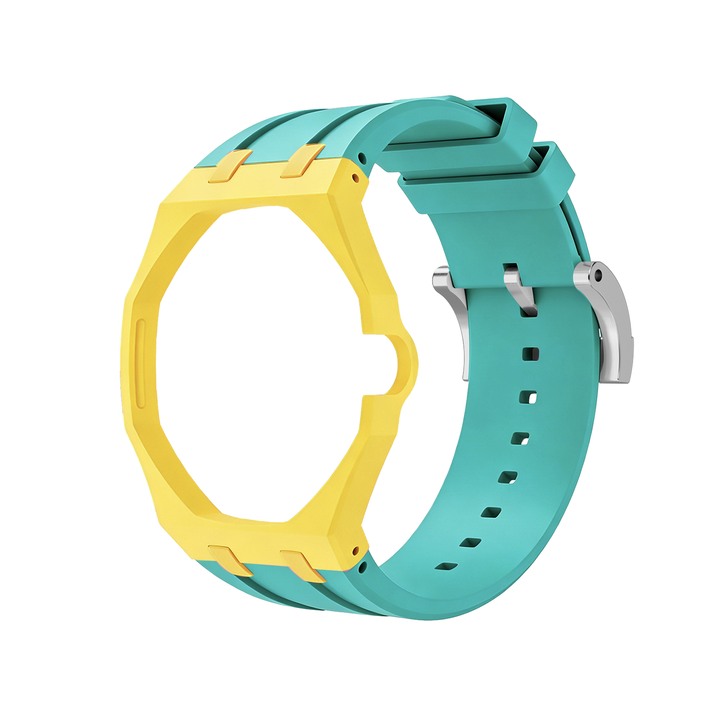 [Riva Jewelry]Royal Oak Pop Exclusive Bioceramic Case & Silicone Strap Mix Color