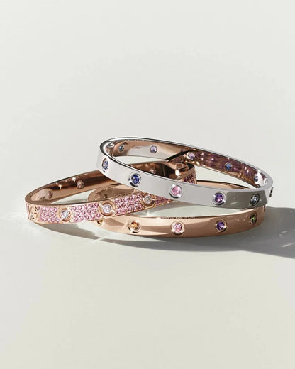 [Riva Jewelry]CLASSIC 6.1MM LOVE BRACELET 10-DIAMOND FULL PAVÉ
