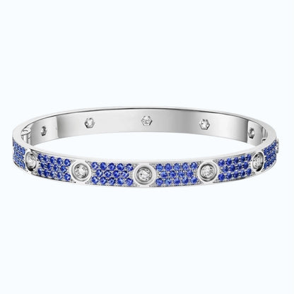 [Riva Jewelry]CLASSIC 6.1MM LOVE BRACELET 10-DIAMOND FULL PAVÉ