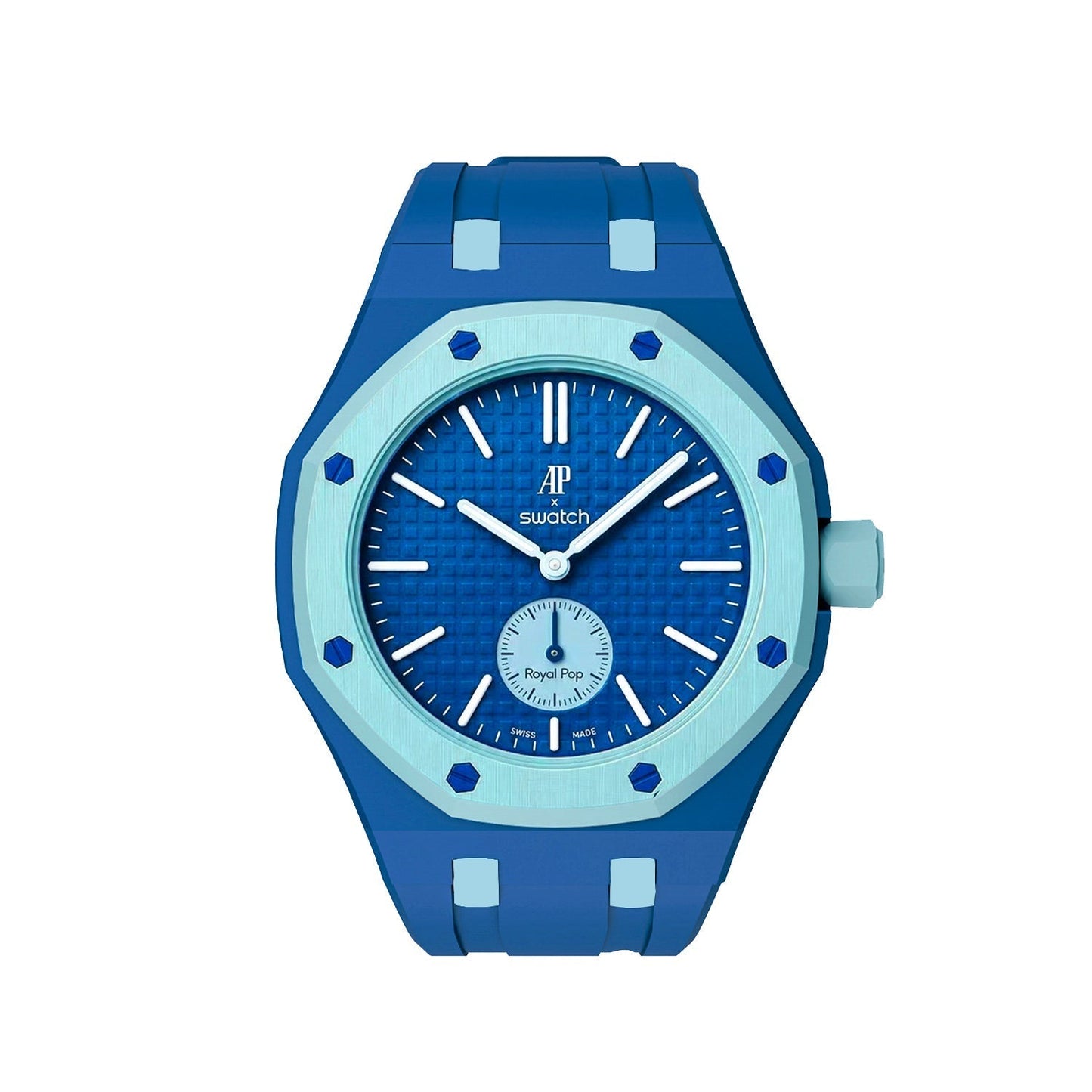 [Riva Jewelry]Royal Oak Pop Exclusive Bioceramic Case & Silicone Strap Mix Color