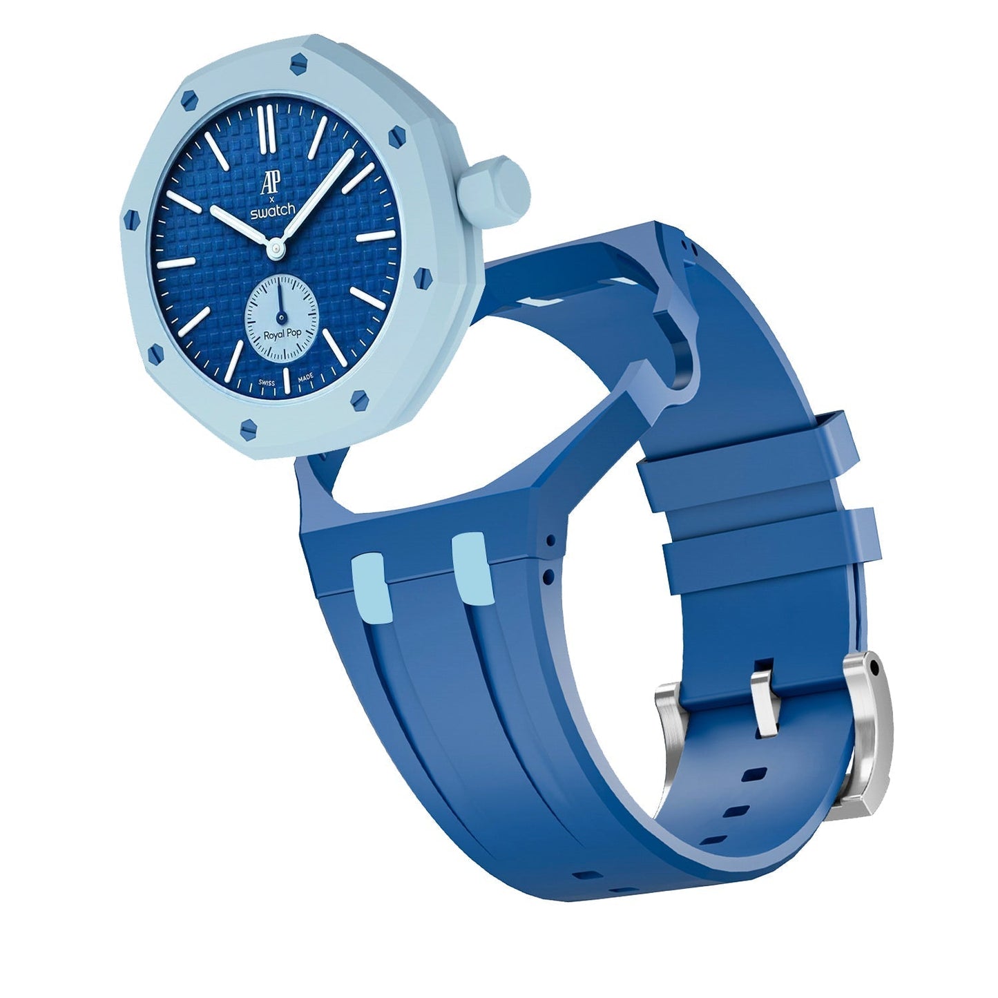 [Riva Jewelry]Royal Oak Pop Exclusive Bioceramic Case & Silicone Strap Mix Color