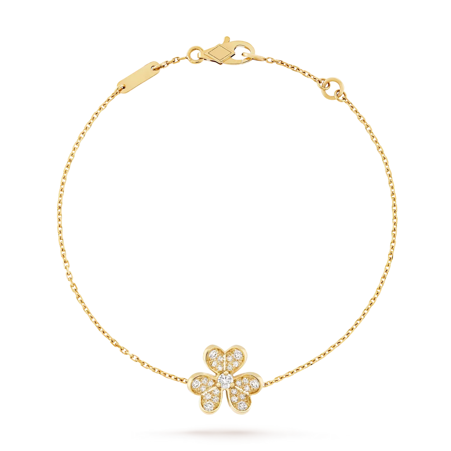 [Riva Jewelry]LUMINOUS BLOSSOM SINGLE-MOTIF CHARM BRACELET