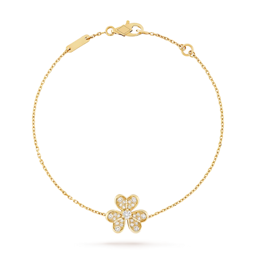 [Riva Jewelry]LUMINOUS BLOSSOM SINGLE-MOTIF CHARM BRACELET