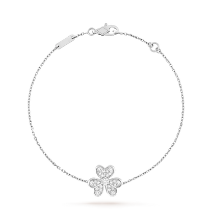 [Riva Jewelry]LUMINOUS BLOSSOM SINGLE-MOTIF CHARM BRACELET