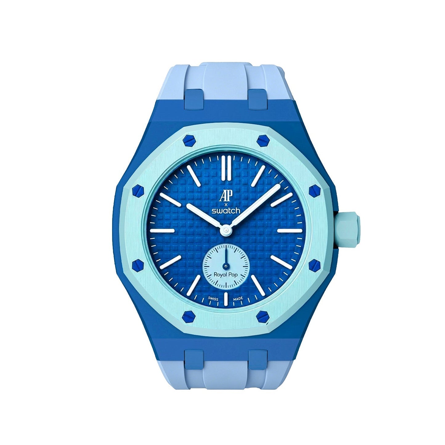[Riva Jewelry]Royal Oak Pop Exclusive Bioceramic Case & Silicone Strap Mix Color
