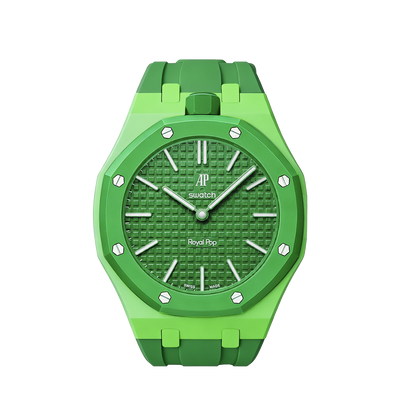 [Riva Jewelry]Royal Oak Pop Exclusive Bioceramic Case & Silicone Strap Mix Color