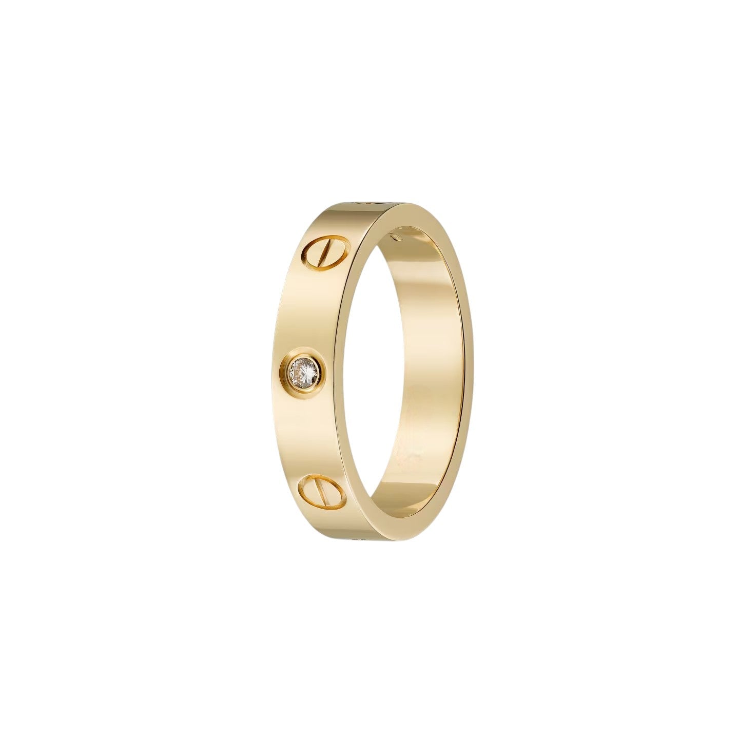 [Riva Jewelry]LOVE 4MM 1 DIAMOND RING