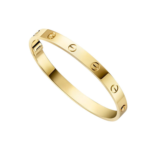 [Riva Jewelry]CLASSIC 6.1MM LOVE SINGLE-SCREW CLOSURE BANGLE