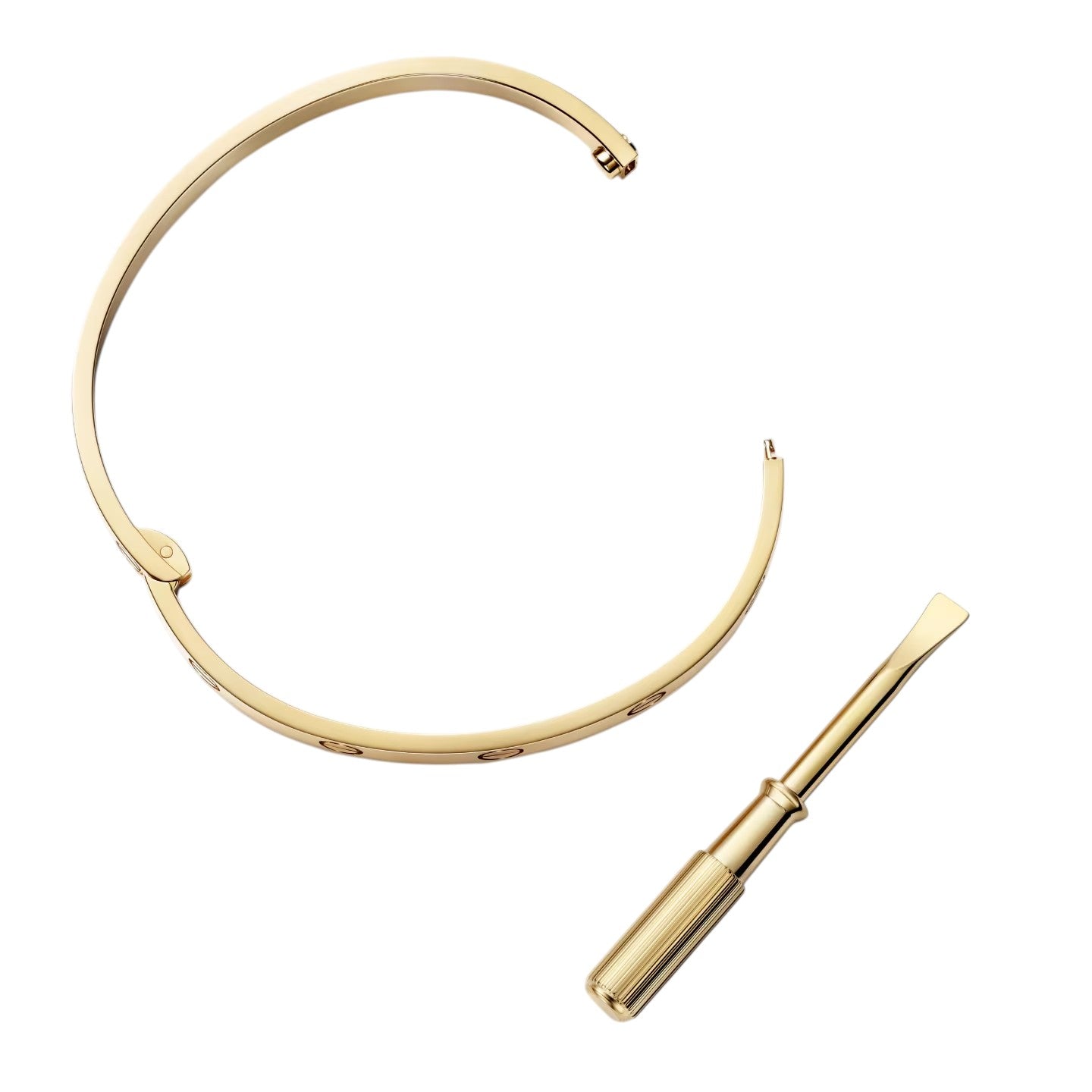 [Riva Jewelry]CLASSIC 6.1MM LOVE SINGLE-SCREW CLOSURE BANGLE