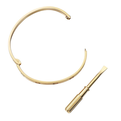 [Riva Jewelry]CLASSIC 6.1MM LOVE SINGLE-SCREW CLOSURE BANGLE