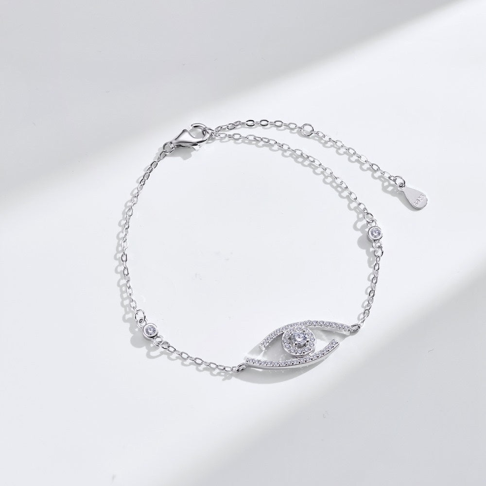 [Riva Jewelry]LUCKY EYE PAVÉ-SET DIAMOND BRACELET