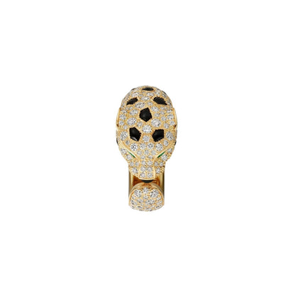 [Riva Jewelry]PANTHÈRE DE DIAMOND HALF-PAVÉ MEDIUM RING