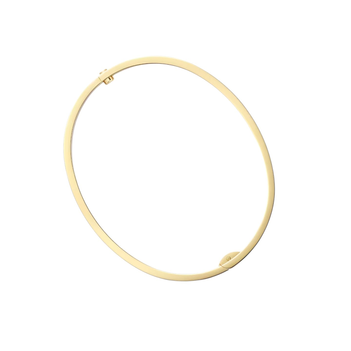 [Riva Jewelry]CLASSIC 6.1MM LOVE SINGLE-SCREW CLOSURE BANGLE - 10-DIAMOND