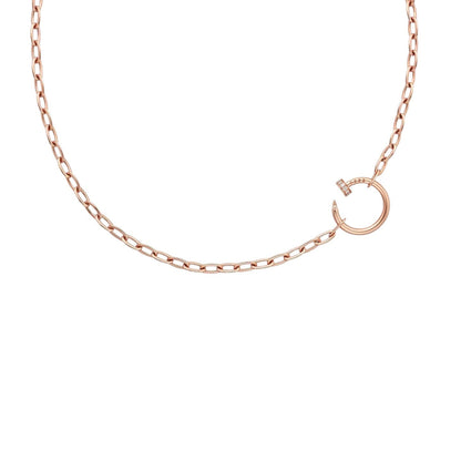 [Riva Jewelry]CLOU DIAMOND NAIL PENDANT NECKLACE